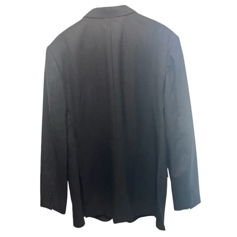 J. Crew Ludlow Piana Blazer 44L Italian 120's Wool Suit Jacket Gray Sports Coat